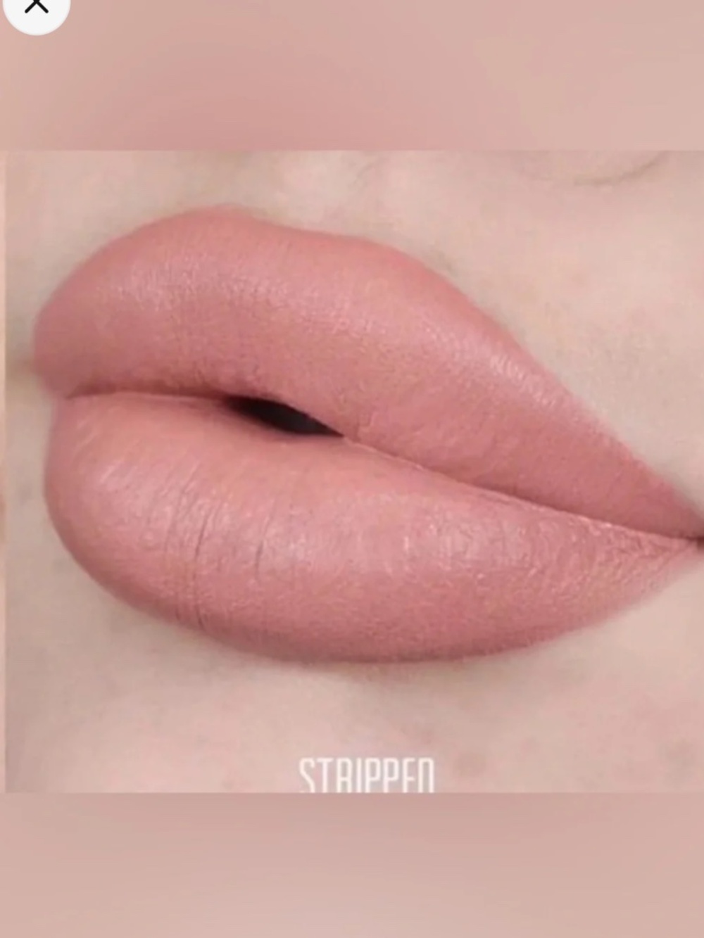 Bodyography STRIPPED Lip Lava Liquid Lipstick Soft Melon Nude Matte NEW PC